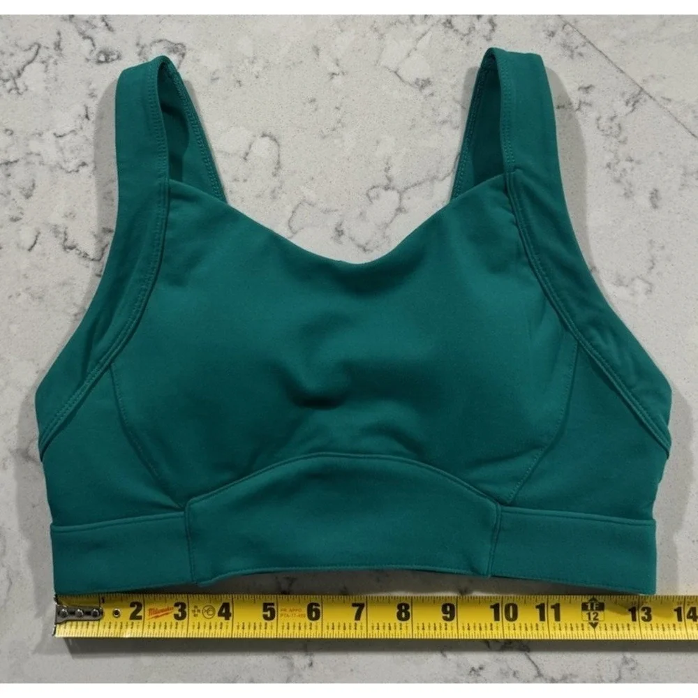 Fabletics Rae High Support Sports‎ Bra Womens Small Green Gym Yoga Performance